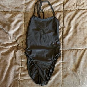 Black Tie-Back Jolyn Swimsuit